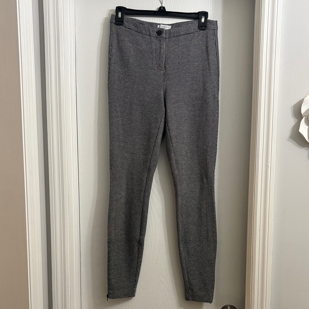 Caroline Belle Checkered Black and White Pants/Leggings